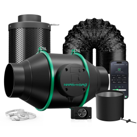 Mars Hydro iFresh 4 ventilátor a uhlíkový filter – sada s reguláciou rýchlosti