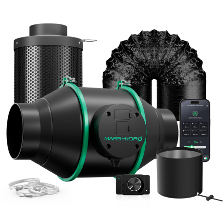 Mars Hydro iFresh 6 ventilátor a uhlíkový filter – sada s reguláciou rýchlosti